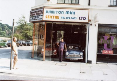 Rodger Florio at the Surbiton Mini Centre in Ewell Road