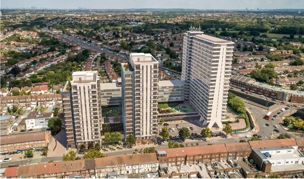 Three tower project for Tolworth Broadway is refused by planners