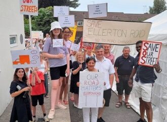 Hundred-strong ‘Busgate’ protest forces rethink on traffic schemes